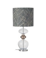 Ebb & Flow Branches - Grå/Sølv m/ Futura bordlampe