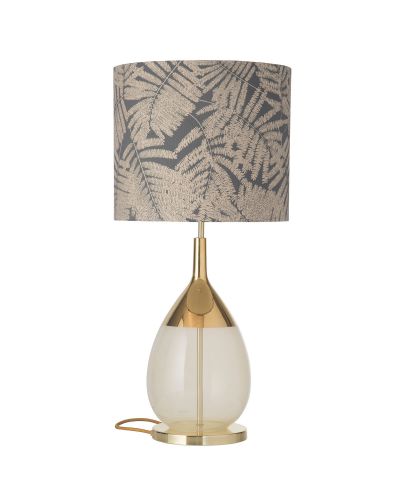 Ebb & Flow Fern Leaves Wild - Grå - Ø35 - Stofskærm