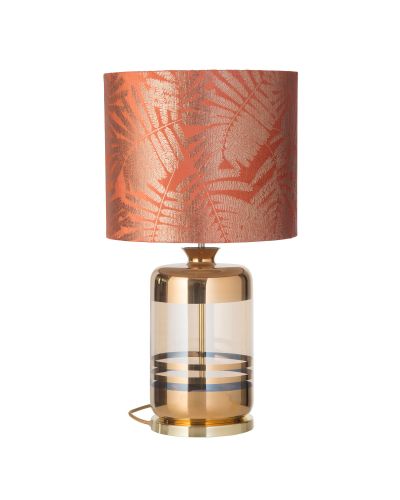 Ebb & Flow Fern Leaves Wild - Rust - Ø35 - Stofskærm