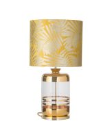 Ebb & Flow Fern Leaves Wild - Gul m/ Pillar bordlampe