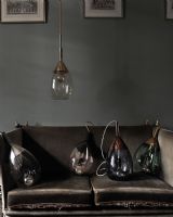 Ebb & Flow Lute, mundblæst glaspendel