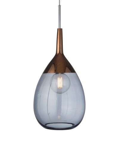 Ebb & Flow Lute, 31cm Blå/Kobber