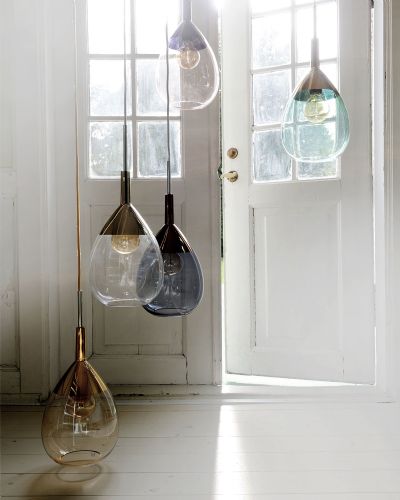 Ebb & Flow Lute, 31cm Blå/Kobber