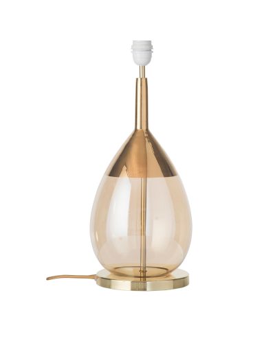 Ebb & Flow Lute Lampefod - Gylden/Guld - Guld base