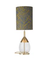 Ebb & Flow Lute Lampefod - Klar/Guld m/ SH101055 lampeskærm