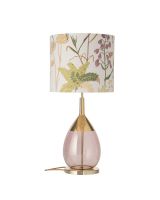 Ebb & Flow Lute Lampefod - Obsidian/Guld m/ SH101013 lampeskærm