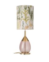 Ebb & Flow Lute Lampefod - Obsidian/Guld m/ SH101045 lampeskærm