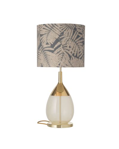 Ebb & Flow Lute Lampefod - Alabaster/Guld - Guld base