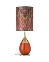 Ebb & Flow Lute Lampefod - Rust/Guld m/ SH101063 lampeskærm