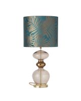 Ebb & Flow Futura Lampefod - Kastanie m/ SH101026 lampeskærm