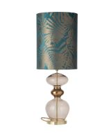 Ebb & Flow Futura Lampefod - Kastanie m/ SH101058 lampeskærm