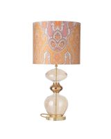 Ebb & Flow Futura Lampefod - Gylden m/ SH101032 lampeskærm