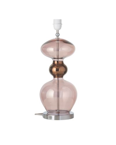 Ebb & Flow Futura Lampefod - Obsidian - Sølv base