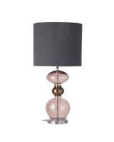 Ebb & Flow Futura Lampefod - Obsidian m/ SH101011 lampeskærm