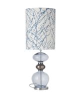 Ebb & Flow Futura Lampefod - Deep Blue m/ SH101050 lampeskærm