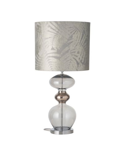 Ebb & Flow Futura Lampefod - Grå - Sølv base