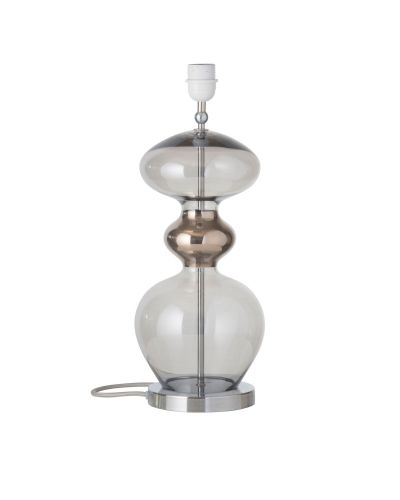 Ebb & Flow Futura Lampefod - Grå - Sølv base