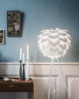 Umage Silvia Medium - Hvid - Ø50 m/ Tripod Floor