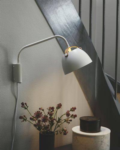 Halo Design Oslo Væglampe - Hvid - Ø16