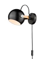 Halo Design DC Væglampe - Sort - Ø12
