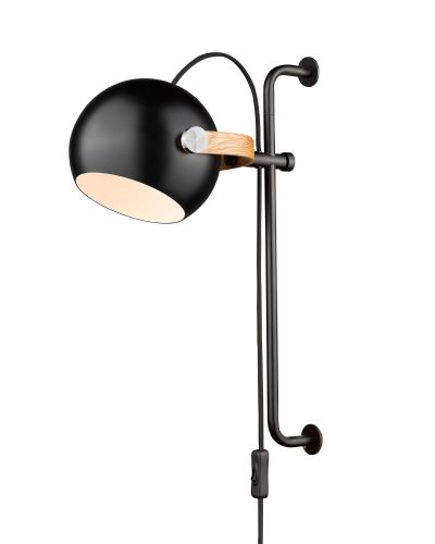 Halo Design DC Væglampe - Sort - Ø18 - Long