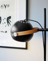 Halo Design DC Gulvlampe - 2 hoveder - Sort - Ø18