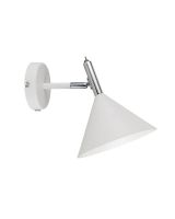 Halo Design Nysø Væglampe - Hvid/Krom