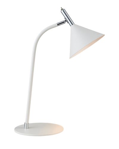 Halo Design Nysø Bordlampe - Hvid/Krom