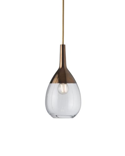 Ebb & Flow Lute, 14cm Klar/Kobber