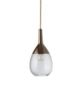 Ebb & Flow Lute, 14cm Klar/Kobber