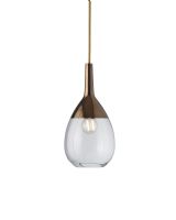 Ebb & Flow Lute, 14cm Klar/Kobber