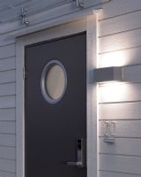 Norlys Asker Big Up/Down LED Væglampe - Aluminium