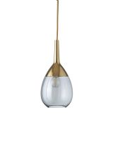 Ebb & Flow Lute, 14cm Topaz blå/Guld