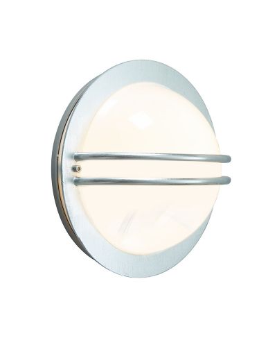 Norlys Bremen Væglampe - Galvaniseret, Opal