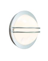 Norlys Bremen Væglampe - Galvaniseret, Opal