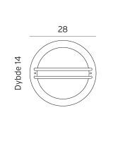 Norlys Bremen Væglampe