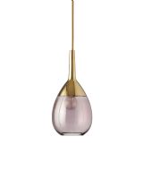 Ebb & Flow Lute, 14cm Obsidian/Guld