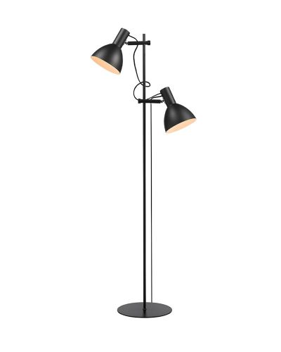 Baltimore Gulvlampe - 2 arm - Sort