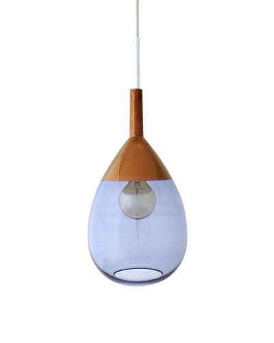 Ebb & Flow Lute, 22cm Blå/Kobber