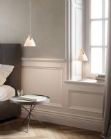 Nordlux Strap 16 - Opal m/ brun rem