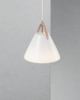 Nordlux Strap 27 - Opal m/ brun rem