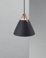 Nordlux Strap 27 - Sort m/ brun rem