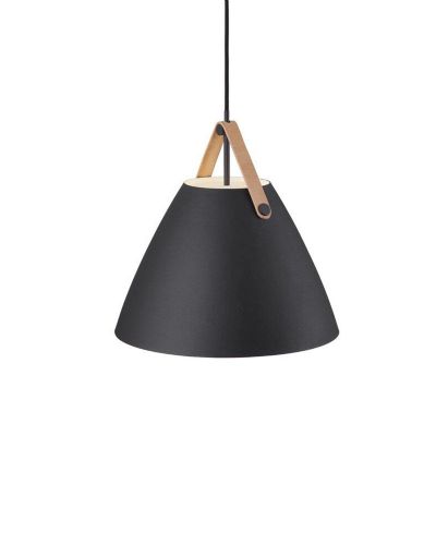 Nordlux Strap 36 - Sort m/ brun rem