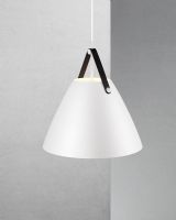 Nordlux Strap 48 - Hvid m/ sort rem