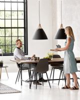 Nordlux Strap 48 - Sort m/ brun rem