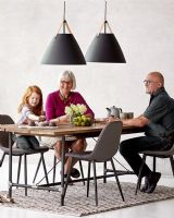 Nordlux Strap 48 - Sort m/ brun rem