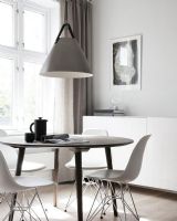 Nordlux Strap 48 - Børstet stål m/ sort rem