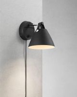 Nordlux Strap 15 - Sort m/ sort rem