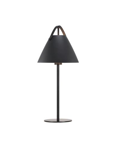 Nordlux Strap Bordlampe - Sort m/ sort rem