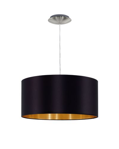 Eglo Maserlo Pendel Ø38 - Sort/Guld